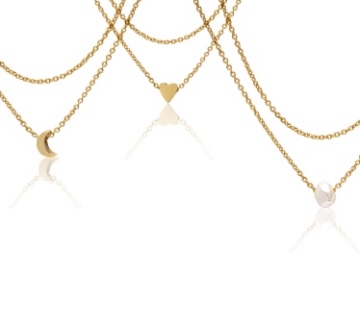 dainty chain layering necklace